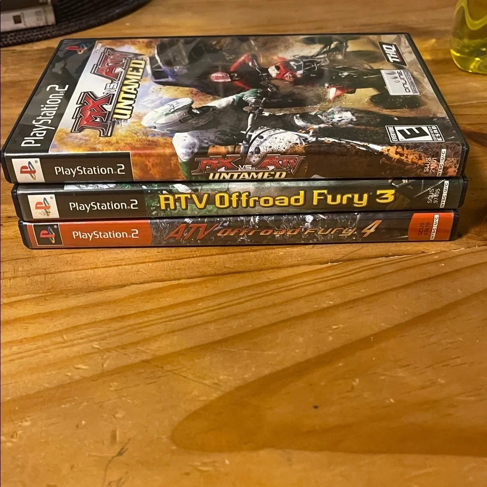 ATV PlayStation 2 Games Bundle, ATV3,ATV4,MX vs ATV Untamed
